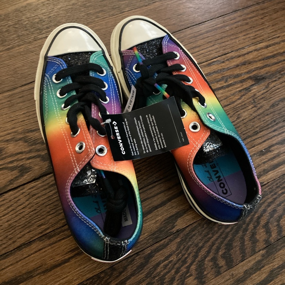 Brand new never worn Pride rainbow Chuck Taylor Converse